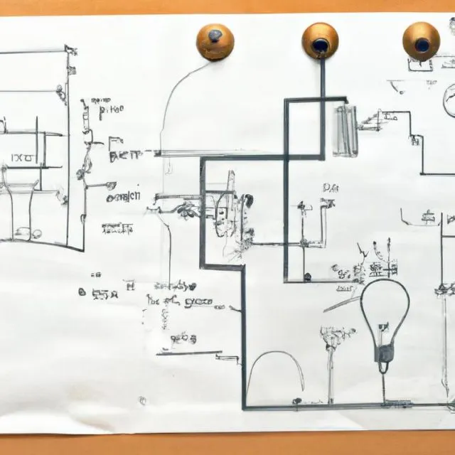 Jak wygląda schemat instalacji elektrycznej w pokoju?
