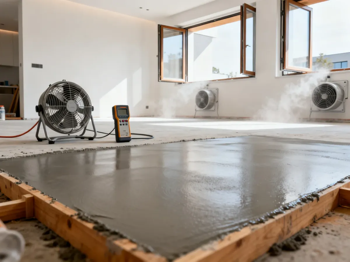 Ile schnie wylewka samopoziomująca? Praktyczny poradnik