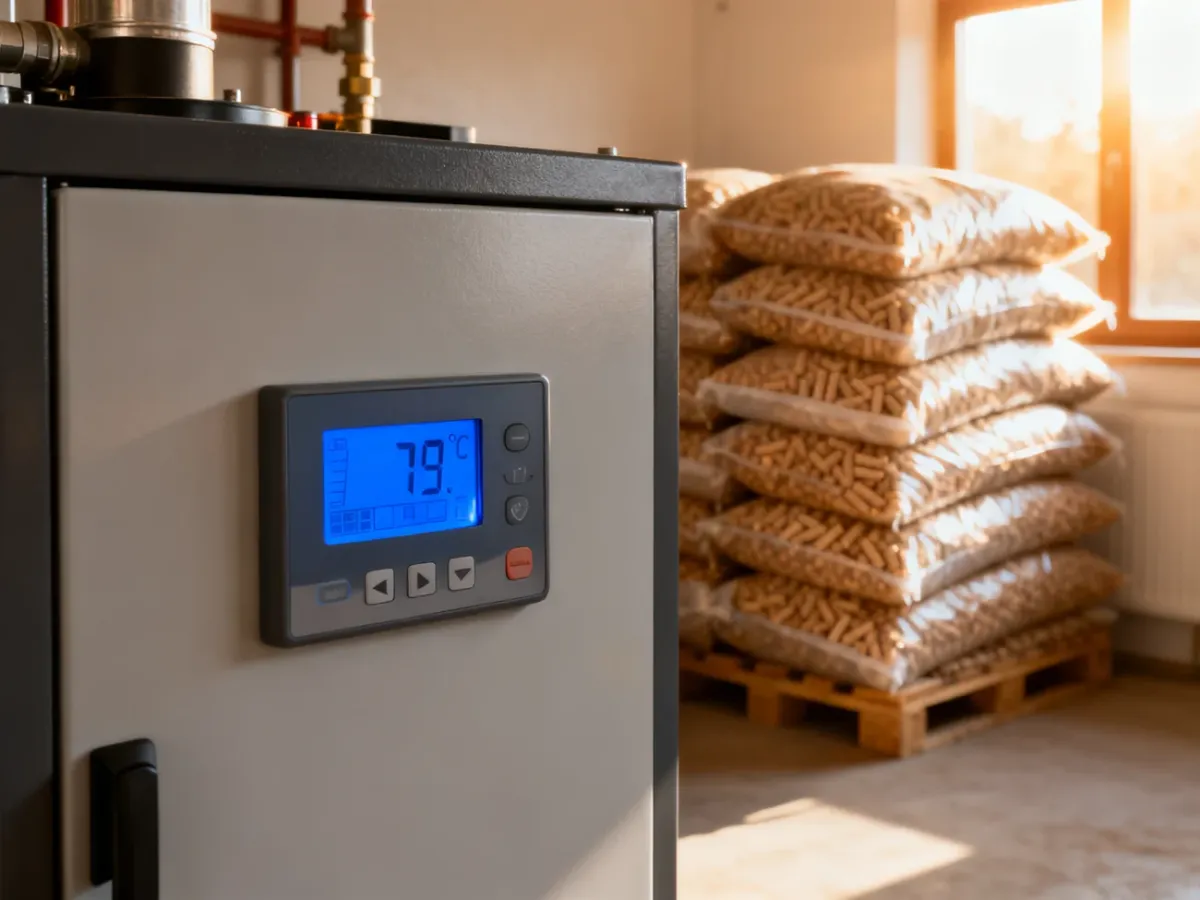 Piec na pellet – jaka temperatura na piecu jest optymalna?