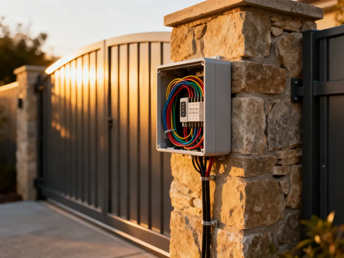 Jak zaplanować instalację elektryczną do bramy?